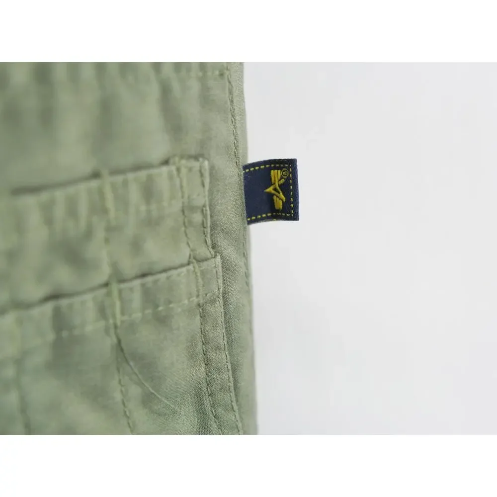 Alpha Industries Fishtail Parka Jacket Hooded Army Coat Men's Size Small